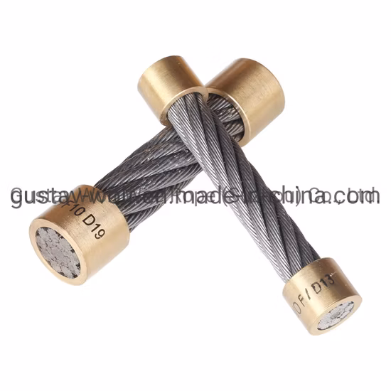 F619 S-Sfc 1770n/mm2 D6 B Corda de Elevador com Núcleo de Fibra Galvanizada
