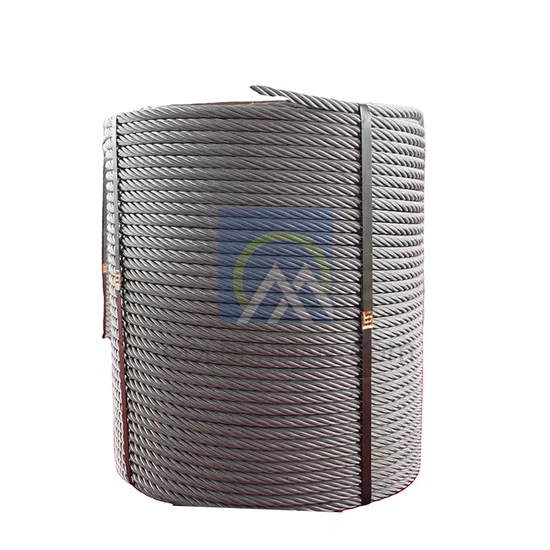 Cabos de Aço Não Galvanizado 6X36sw+FC com Alta Qualidade