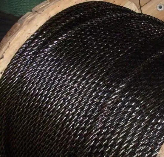 Cabo de aço galvanizado para rebocador