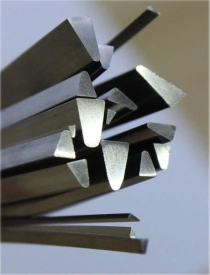 Fio de perfil inox para equipamentos de fabricação de papel